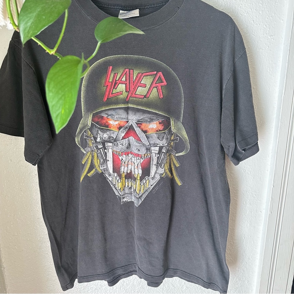Vintage 1991 Slayer Clash of the Titans Tour Shirt
